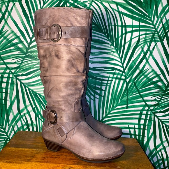 PIKOLINOS Shoes - Pikolinos Gray Leather Knee High Boots Women’s 36 5.5-6